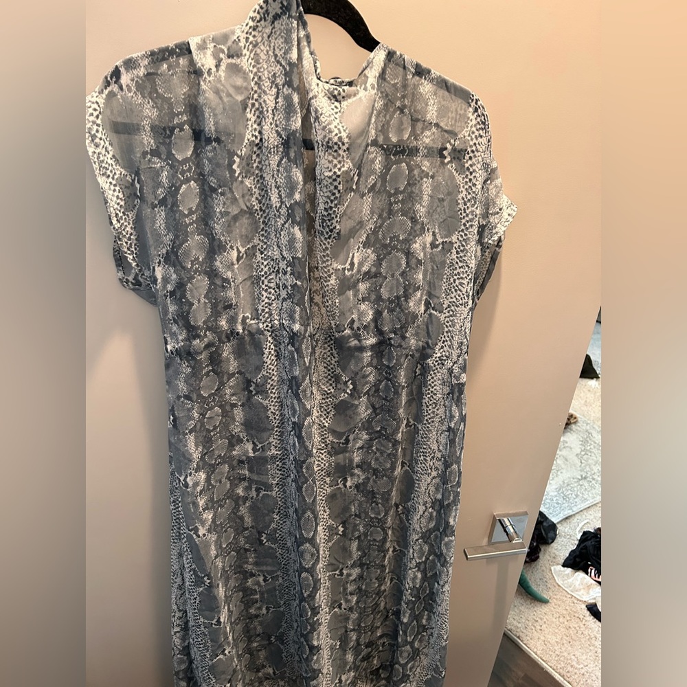 Steve Madden snakeskin swimsuit cover up